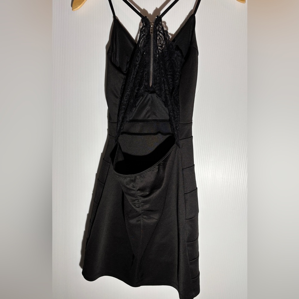 Black Strappy Dress - Picture 3 of 5
